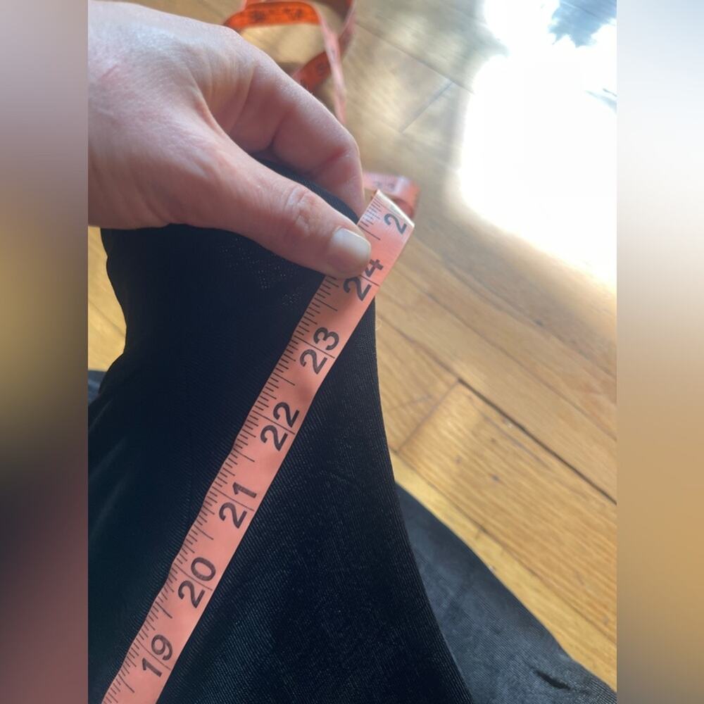 90s Vintage Slinky Black Stretch Long Sleeve Maxi Dress - Picture 8 of 14